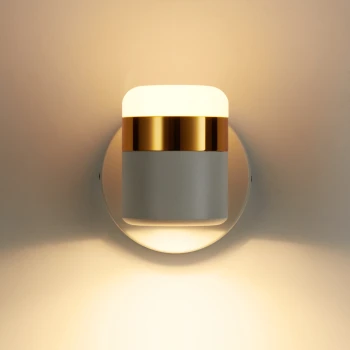 Lampa ścienna POCCO LED biała 16 cm - D9926W white - Step Into Design